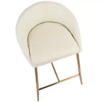 Lot de 2 tabourets de bar à hauteur de comptoir 26 Matisse Glam – LumiSource