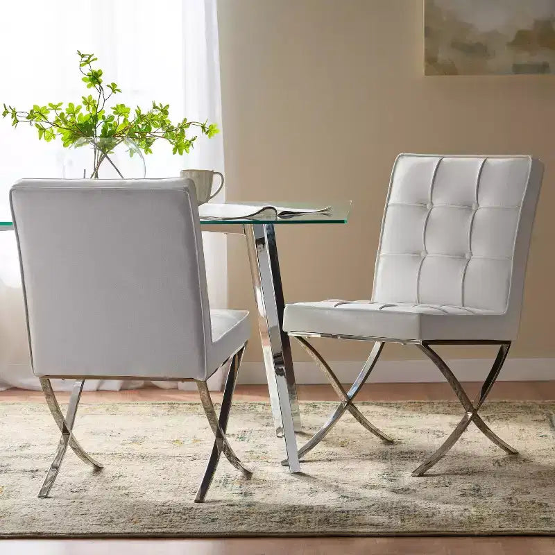 Lot de 2 chaises de salle à manger Milania - Christopher Knight Home