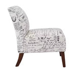 Chaise de navigation rembourrée Lily - Linon