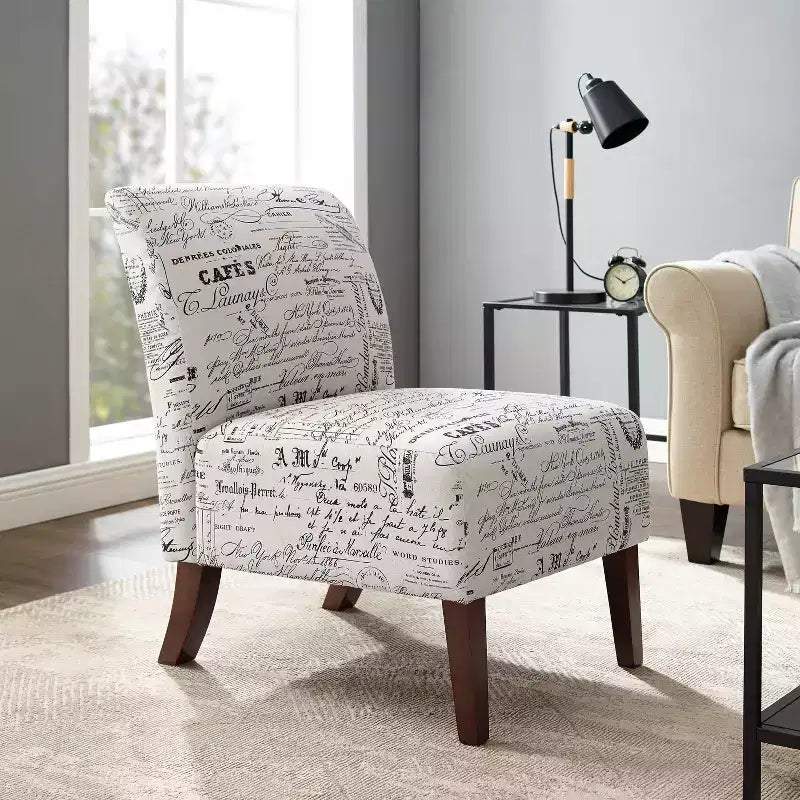 Chaise de navigation rembourrée Lily - Linon