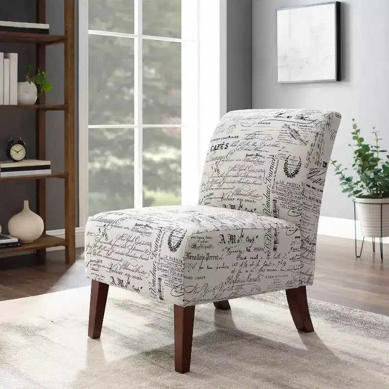 Chaise de navigation rembourrée Lily - Linon