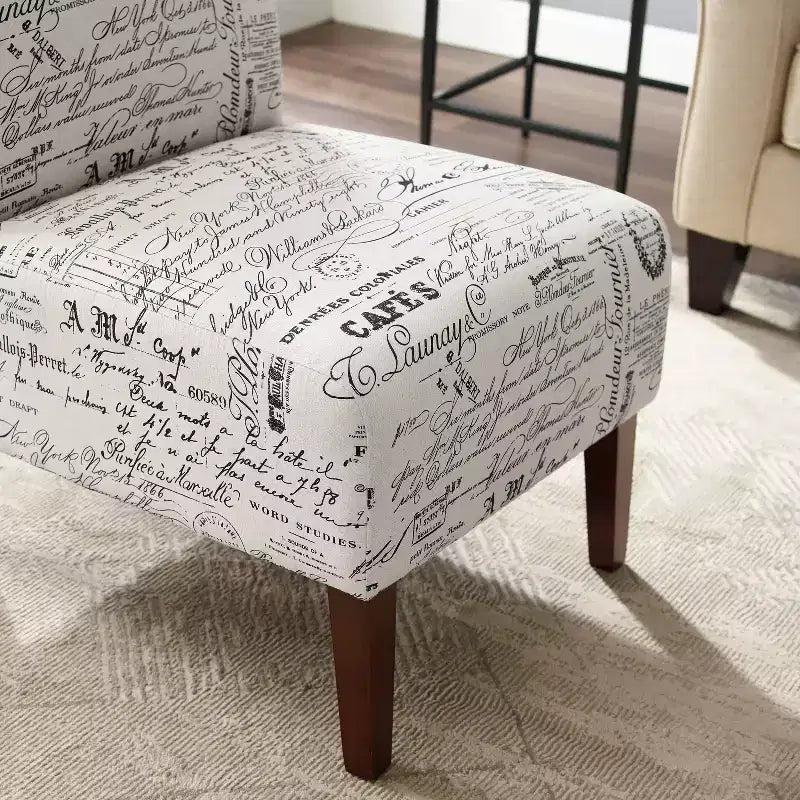 Chaise de navigation rembourrée Lily - Linon