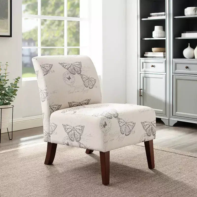 Chaise de navigation rembourrée Lily - Linon