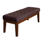 Banc rembourré touffeté Claire - Adore Decor