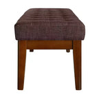Banc rembourré touffeté Claire - Adore Decor