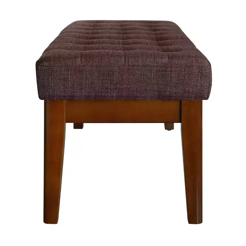 Banc rembourré touffeté Claire - Adore Decor