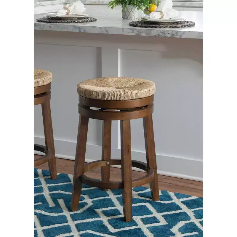 Tabouret de bar sans dossier Noah Swivel à hauteur de comptoir - Powell