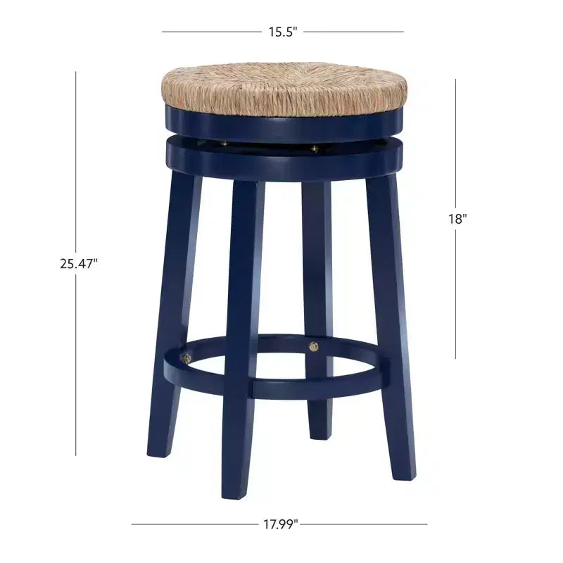 Tabouret de bar sans dossier Noah Swivel à hauteur de comptoir - Powell