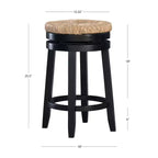Tabouret de bar sans dossier Noah Swivel à hauteur de comptoir - Powell