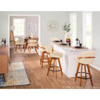 Tabouret de bar mi-hauteur Cosmo Mid-Century Modern - LumiSource