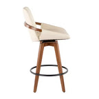 Tabouret de bar mi-hauteur Cosmo Mid-Century Modern - LumiSource