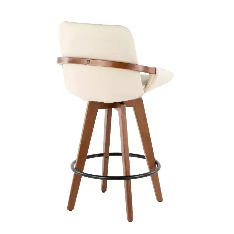Tabouret de bar mi-hauteur Cosmo Mid-Century Modern - LumiSource