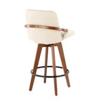 Tabouret de bar mi-hauteur Cosmo Mid-Century Modern - LumiSource