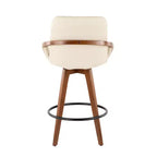 Tabouret de bar mi-hauteur Cosmo Mid-Century Modern - LumiSource