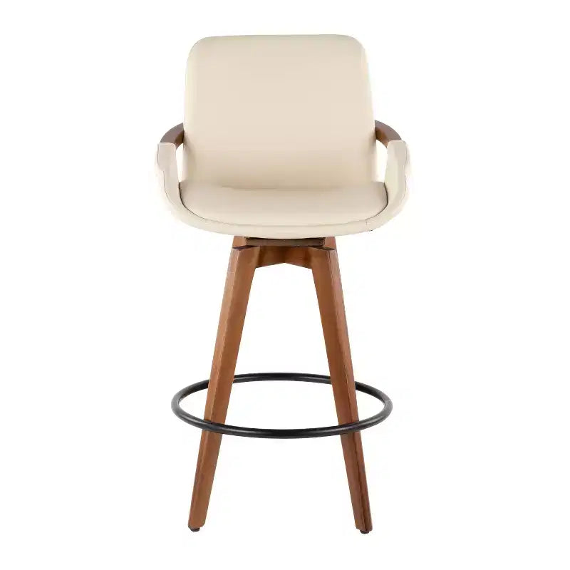 Tabouret de bar mi-hauteur Cosmo Mid-Century Modern - LumiSource