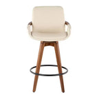 Tabouret de bar mi-hauteur Cosmo Mid-Century Modern - LumiSource