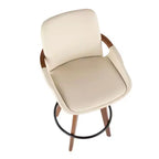 Tabouret de bar mi-hauteur Cosmo Mid-Century Modern - LumiSource