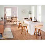 Tabouret de bar mi-hauteur Cosmo Mid-Century Modern - LumiSource