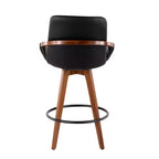 Tabouret de bar mi-hauteur Cosmo Mid-Century Modern - LumiSource