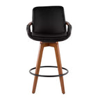 Tabouret de bar mi-hauteur Cosmo Mid-Century Modern - LumiSource