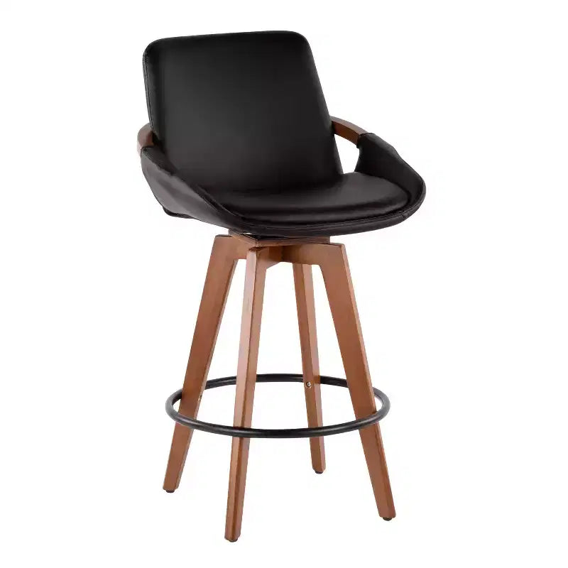 26 Cosmo Mid-Century Modern Counter Height Barstool - LumiSource