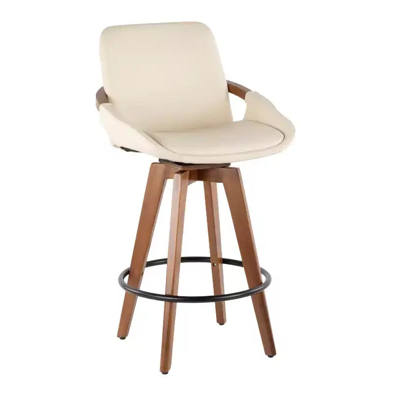Tabouret de bar mi-hauteur Cosmo Mid-Century Modern - LumiSource