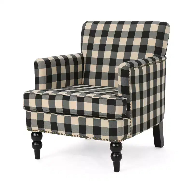 Fauteuil de club capitonné Harrison – Christopher Knight Home