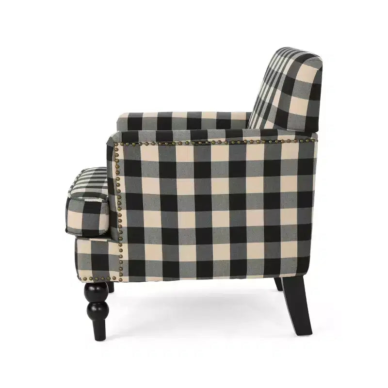 Fauteuil de club capitonné Harrison – Christopher Knight Home