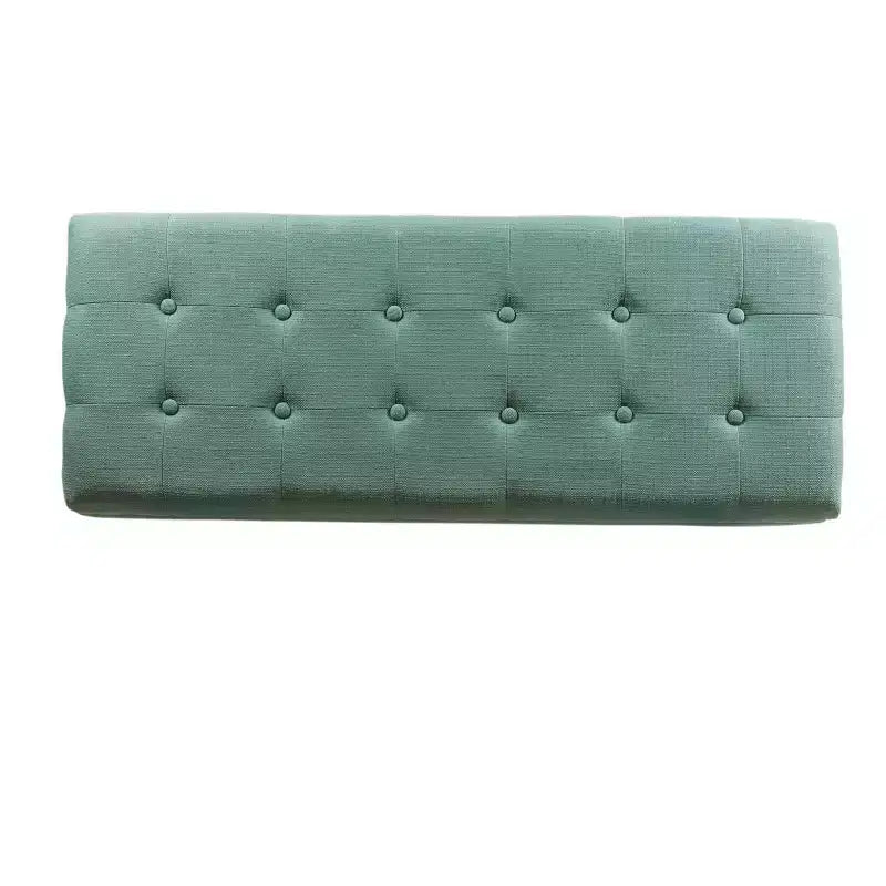 Grand banc de rangement capitonné classique - HomePop