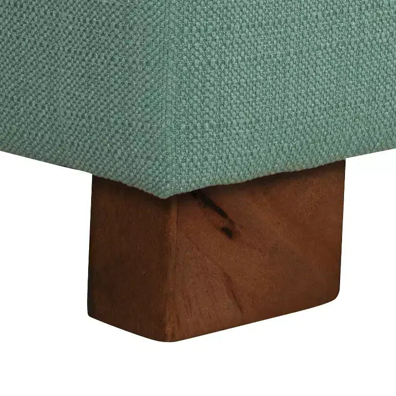 Grand banc de rangement capitonné classique - HomePop