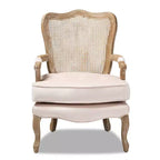 Fauteuil traditionnel en velours Vallea – Baxton Studio