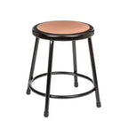Lot de 2 tabourets robustes en acier noir – Hampden Furnishings