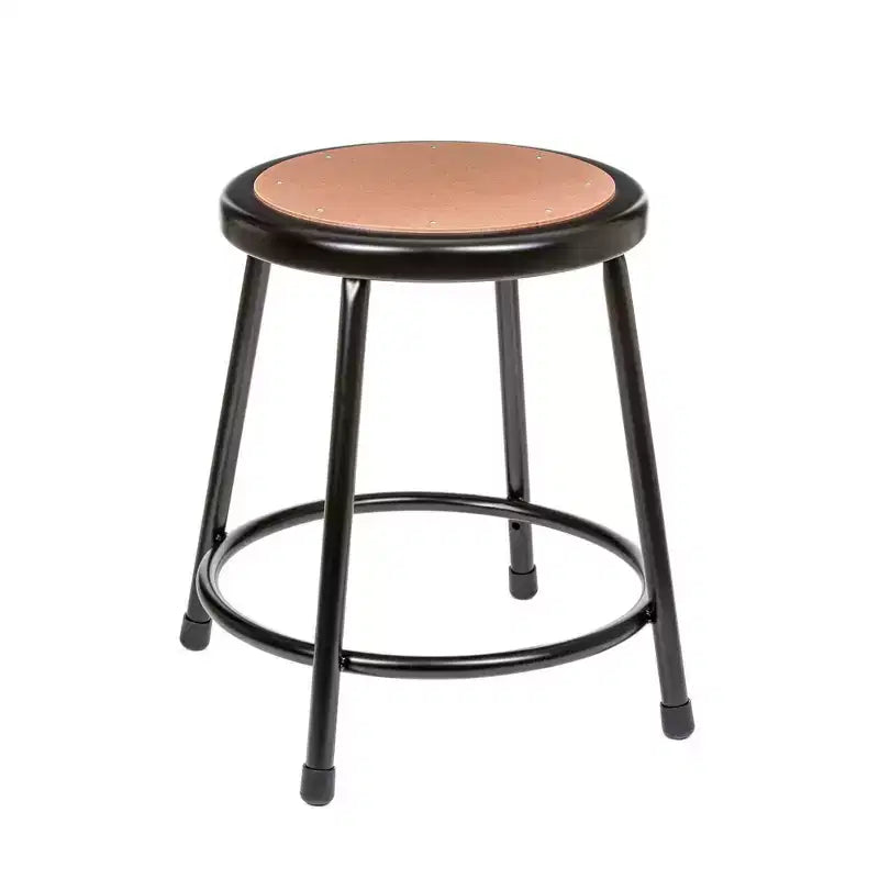 Lot de 2 tabourets robustes en acier noir – Hampden Furnishings