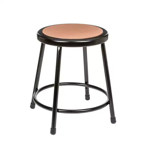 Lot de 2 tabourets robustes en acier noir – Hampden Furnishings