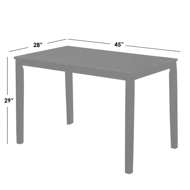 Table de salle à manger rectangulaire en bois massif Shaker Buylateral