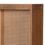 Tête de lit enveloppante Rina en frêne et noyer - Baxton Studio