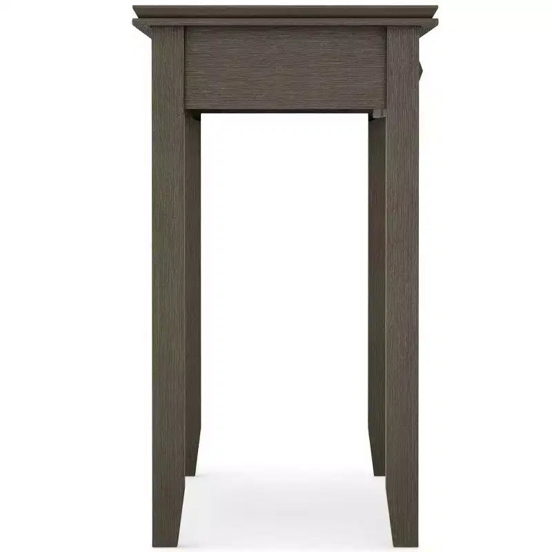 Table console/canapé Wyndenhall en bois massif, 46 po, couleur moka - Stratford