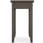 Table console/canapé Wyndenhall en bois massif, 46 po, couleur moka - Stratford