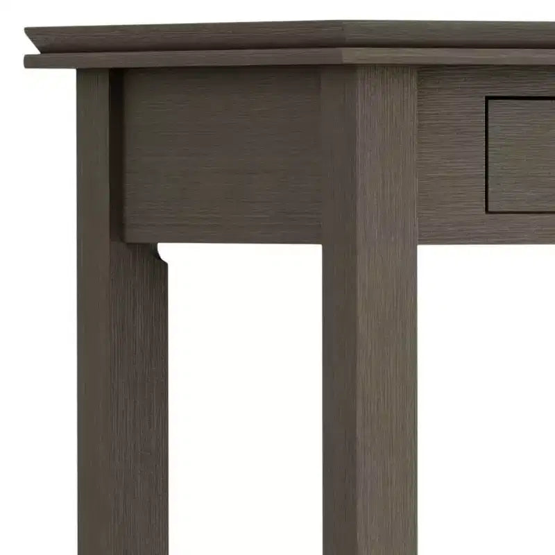 Table console/canapé Wyndenhall en bois massif, 46 po, couleur moka - Stratford