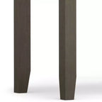 Table console/canapé Wyndenhall en bois massif, 46 po, couleur moka - Stratford