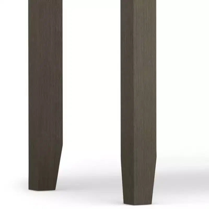 Table console/canapé Wyndenhall en bois massif, 46 po, couleur moka - Stratford