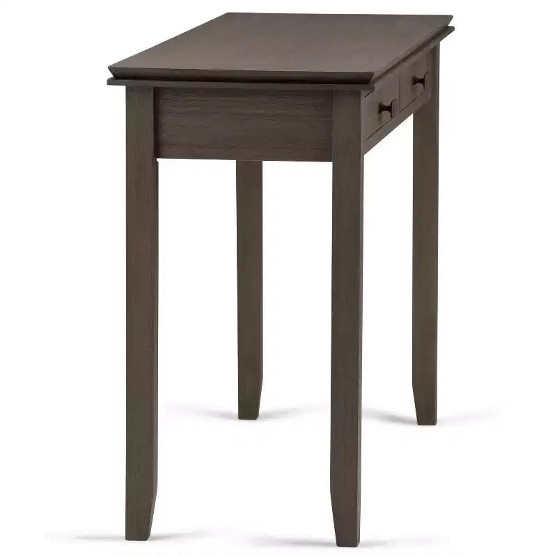 Table console/canapé Wyndenhall en bois massif, 46 po, couleur moka - Stratford
