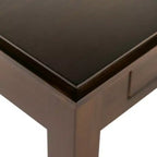 Table console/canapé Wyndenhall en bois massif, 46 po, couleur moka - Stratford