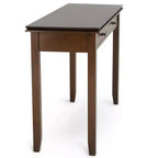 Table console/canapé Wyndenhall en bois massif, 46 po, couleur moka - Stratford
