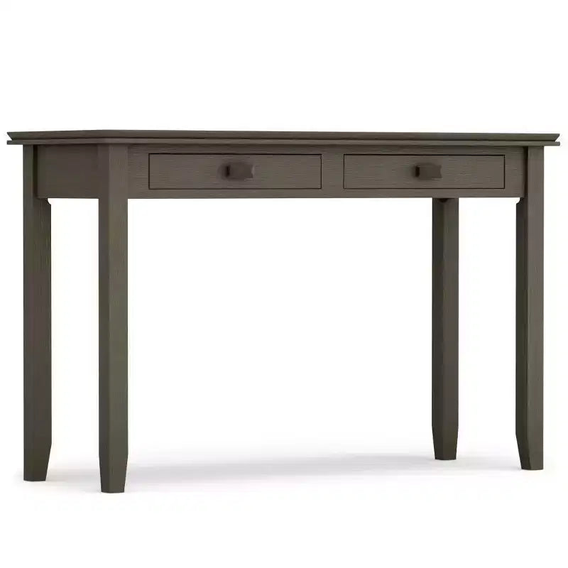 Table console/canapé Wyndenhall en bois massif, 46 po, couleur moka - Stratford