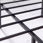 Cadre de lit plateforme en métal Luis Quick Lock noir – Zinus