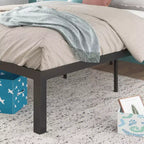 Cadre de lit plateforme en métal Luis Quick Lock noir – Zinus