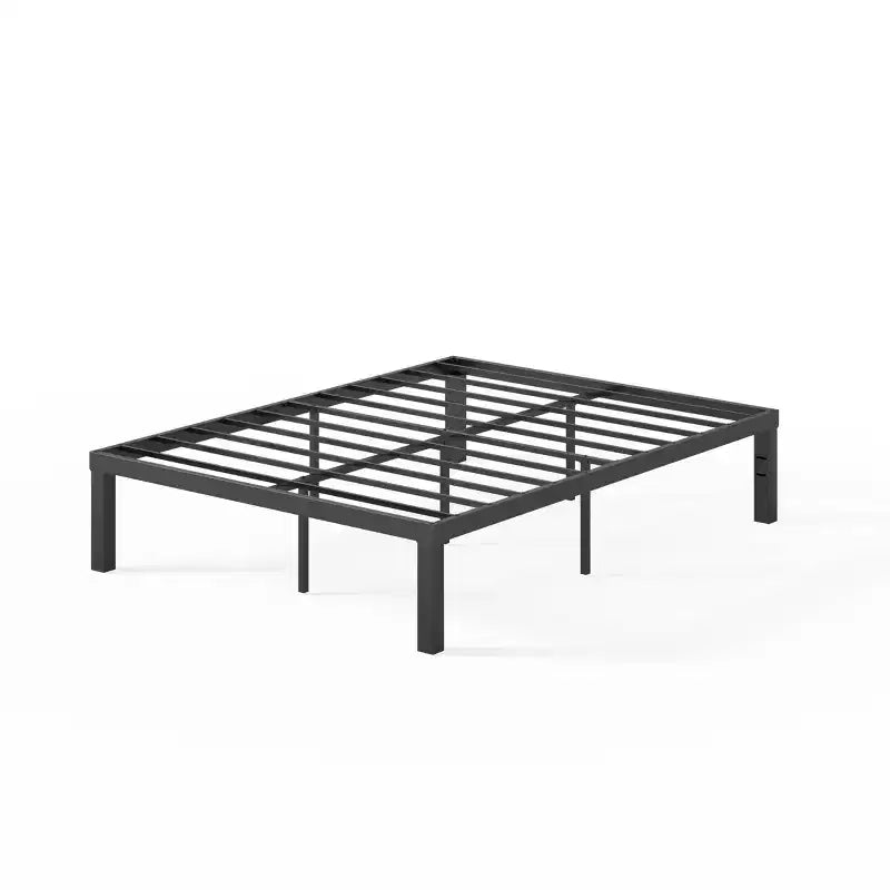 Cadre de lit plateforme en métal Luis Quick Lock noir – Zinus