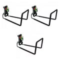 Rubbermaid FastTrack Rail Garage Storage System Water Hose Hook, Black (3 Pack)