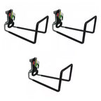Rubbermaid FastTrack Rail Garage Storage System Water Hose Hook, Black (3 Pack)
